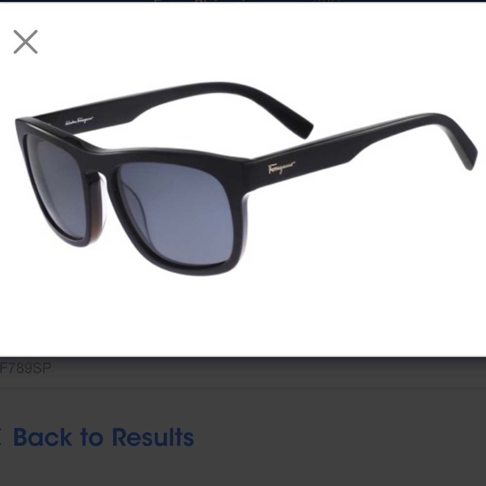 Salvatore Ferragamo Classic Black Sunglasses SF789SP